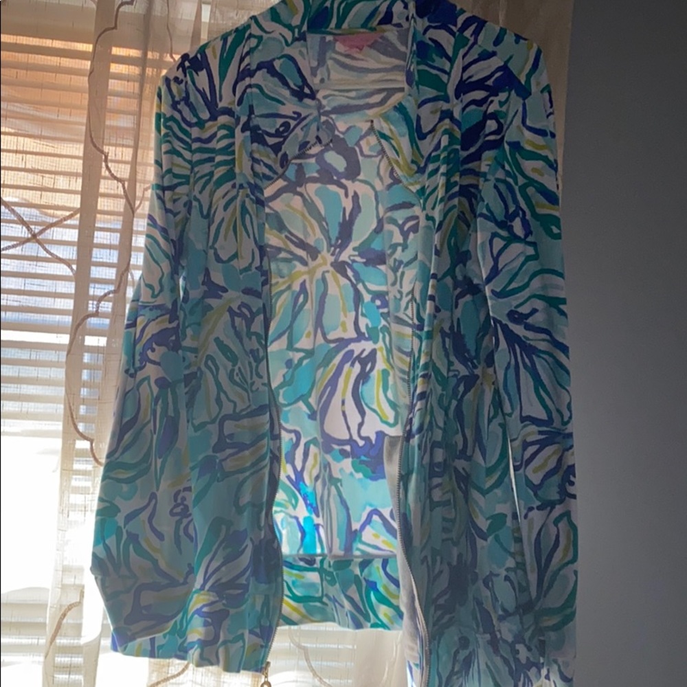 Lilly Pulitzer XL zip up